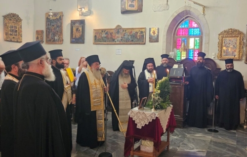 ΔΕΛΤΙΟ ΤΥΠΟΥ - Επιμνημόσυνη δέηση στην Ιερά Αρχιεπισκοπή Κρήτης για τον μακαριστό Γέροντα π. Βασιλείο Γοντικάκη