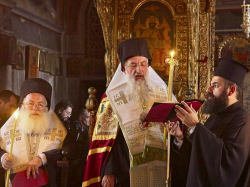 Τεσσαρακονθήμερο μνημόσυνο του μακαριστού Γέροντος, Βασιλείου (Γοντικάκη), Προηγουμένου της Ιεράς Μονής των Ιβήρων.