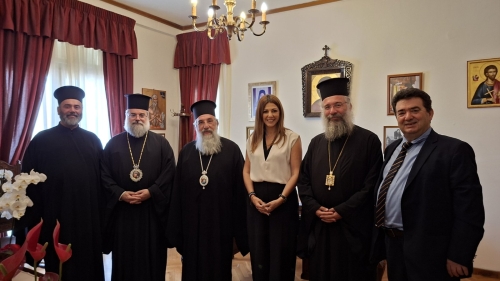 Επίσκεψη της Υπουργού Παιδείας, Θρησκευμάτων και Αθλητισμού στην Ιερά Αρχιεπισκοπή Κρήτης