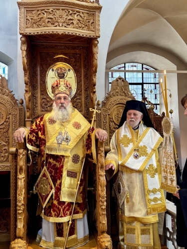 Ο Σεβασμιώτατος Αρχιεπίσκοπος Κρήτης κ.κ. ΕΥΓΕΝΙΟΣ  στο Άαχεν της Γερμανίας