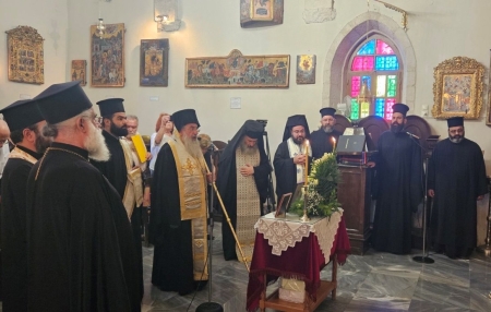 ΔΕΛΤΙΟ ΤΥΠΟΥ - Επιμνημόσυνη δέηση στην Ιερά Αρχιεπισκοπή Κρήτης για τον μακαριστό Γέροντα π. Βασιλείο Γοντικάκη